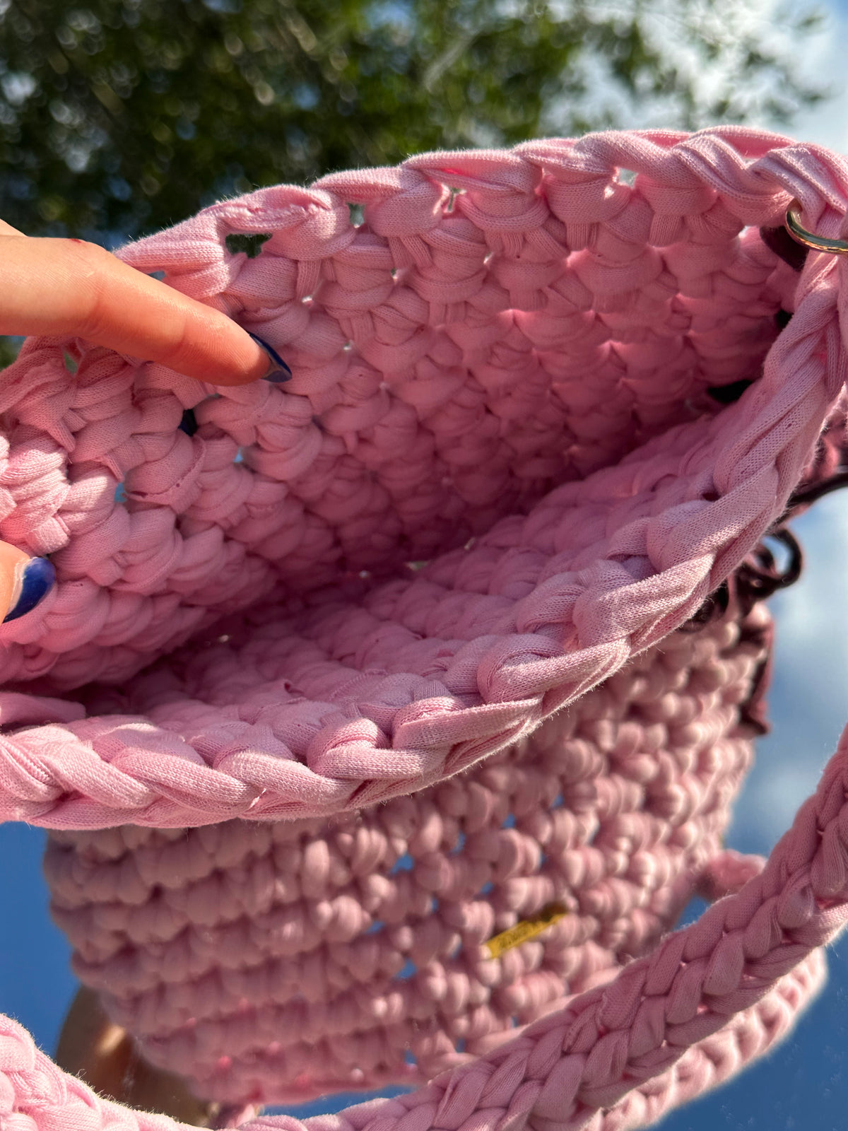 Florence Pink/ Burgundy Bow Shoulder Bag